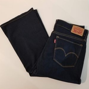 Levi's 715 Bootcut Dark Wash Jeans (Altered)
